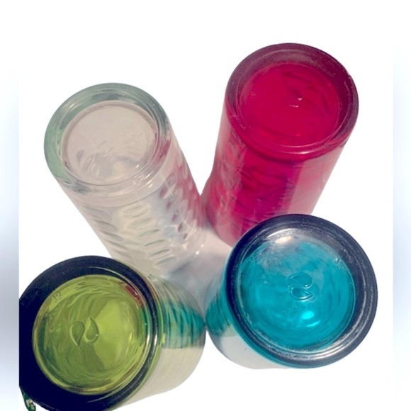 *MCM Set of 4 Pasabahce 14oz. Glass Tumblers in 4 vintage Beautiful Colors - Picture 4 of 12